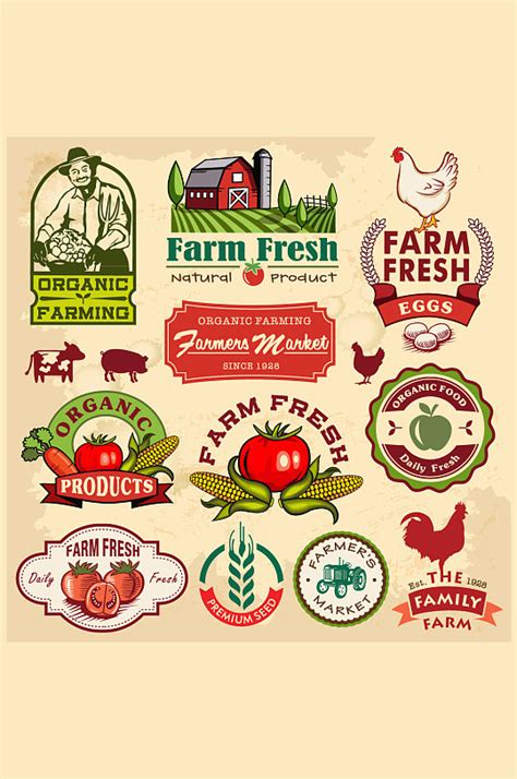 初级农产品标签样板,初级农产品标签_大山谷图库