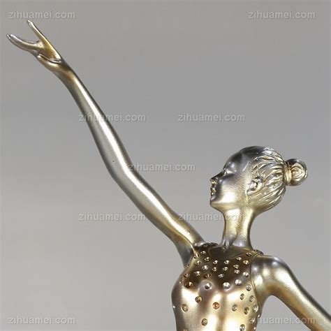 芭蕾舞女雕塑摆件中式摆件精品手工雕塑雕塑摆件-字画美
