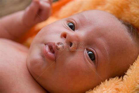 男婴婴儿毯子新生幸福说谎皮肤乐趣生活男性喜悦微笑高清图片下载-正版图片321163523-摄图网