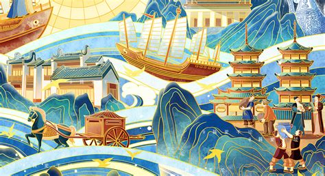 丝绸之路系列|插画|商业插画|禾六siyingpan - 原创作品 - 站酷 (ZCOOL)