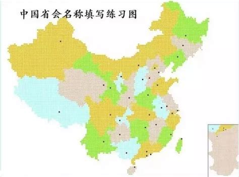 地理图库 | 图像形象巧记中国各省区轮廓图_记忆_高考_雄鸡