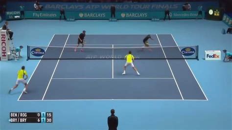 精彩的网球双打集锦，运动员技能超群_腾讯视频