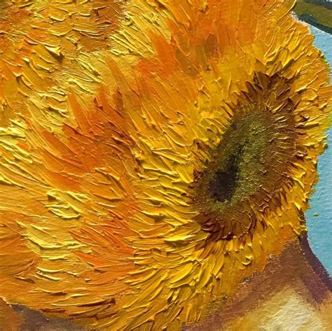 油画 向日葵 - 堆糖，美图壁纸兴趣社区
