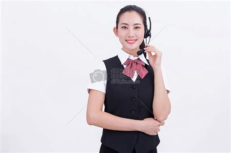 职业美女客服接听电话高清图片下载-正版图片500517159-摄图网