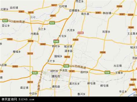 清丰县地图 - 清丰县卫星地图 - 清丰县高清航拍地图