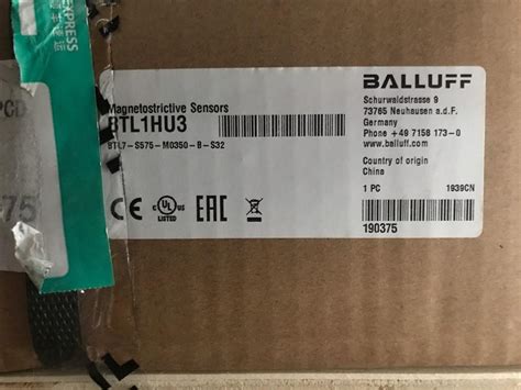 巴鲁夫BALLUFF位移传感器BTL7-S575-M0350-B-S32原装现货_振动/接近/位移传感器_维库电子市场网