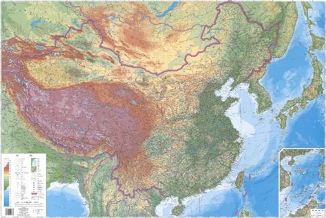 高清中国地形图八张(4)_中国地图_初高中地理网