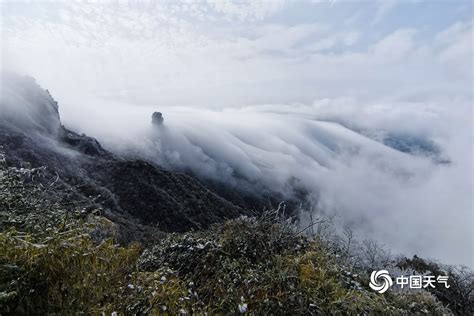 限量版美景！贵州梵净山惊现瀑布云海奇观-图片频道