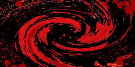 黑色红色简约恐怖漩涡背景血色背景恐怖展板背景PSD免费下载 - 图星人