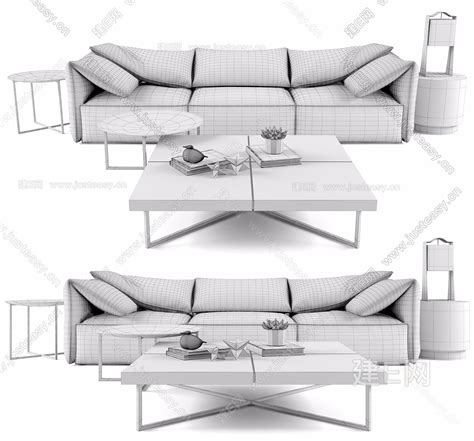 Minotti 现代多人沙发3d模型下载_3dMinotti 现代多人沙发模型下载_3dMinotti 现代多人沙发max模型免费下载_建E室内设计网