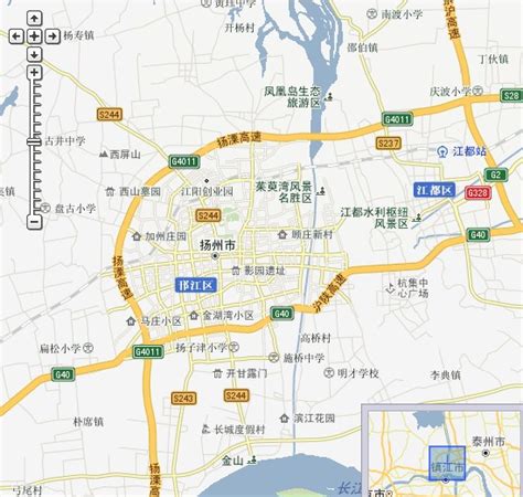 扬州市地图全图