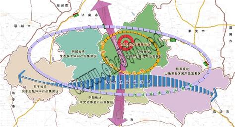 泰安市自然资源和规划局 历史规划（计划） 泰安市总体规划市域城镇体系规划图（2011-2020年）
