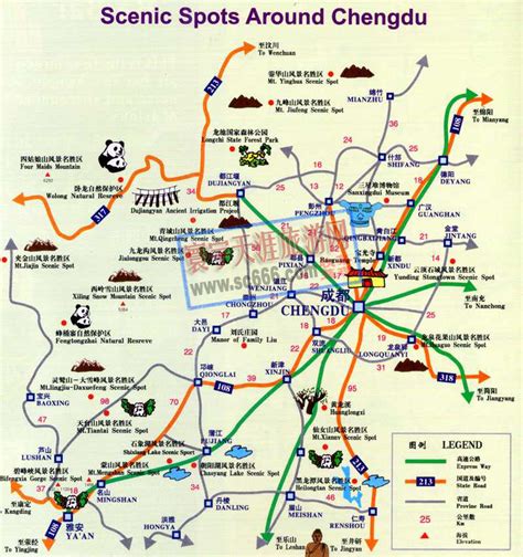 成都市交通地图 - 中国交通地图 - 地理教师网