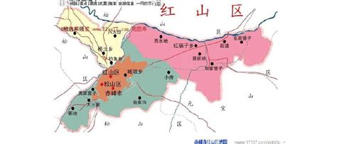 赤峰市行政区划地图：赤峰市下辖3个区、7个旗、2个县分别是哪些？