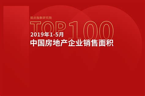 观点指数·2019年1-5月中国房地产企业销售面积TOP100__凤凰网