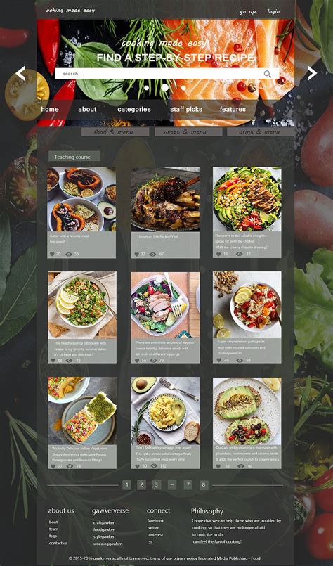 美食网页设计|平面|品牌|木子裴 - 原创作品 - 站酷 (ZCOOL)