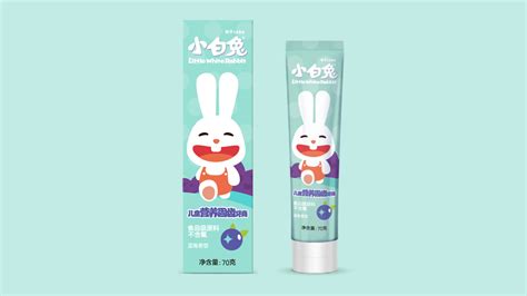 【赠2支牙刷】小白兔水果味儿童牙膏60g*4只 - 惠券直播 - 一起惠返利网_178hui.com