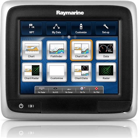 Raymarine a67 Ecran Multifonctions 5,7" avec Sondeur/Wi-FI intégré Noir ...