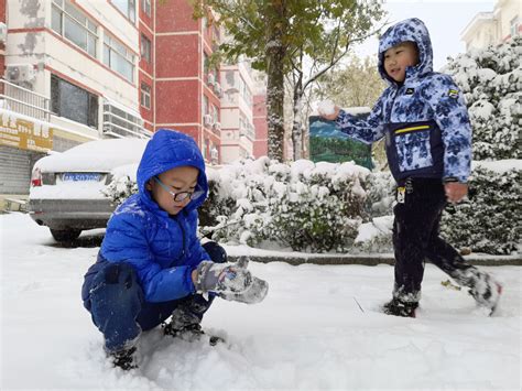 山东烟台发布暴雪蓝色预警信号——中国青年网