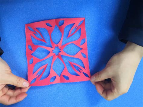 三年级剪窗花的步骤 16折线性衔接图💛手艺活