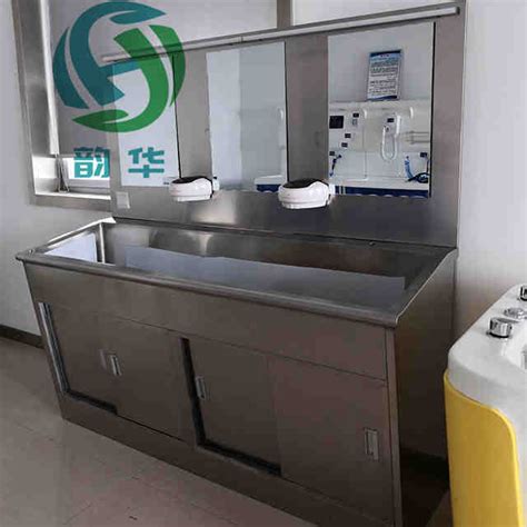 泰州韵华不锈钢洗手池实验室刷手池--性能参数，报价/价格，图片_生物器材网