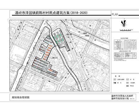 关于泽国镇前陈村村民点规划与建筑方案的公示