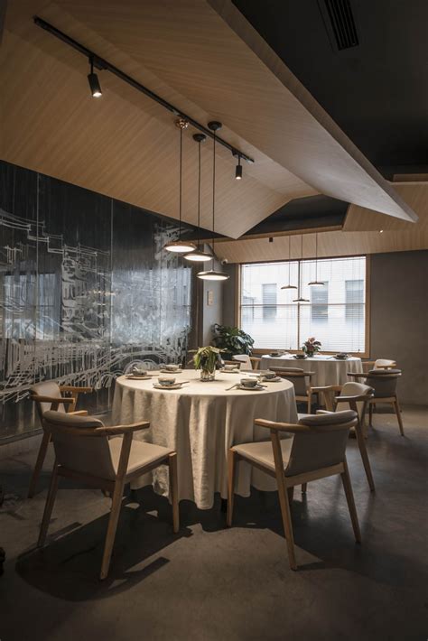 北京岸乡餐厅设计 地道湖南菜餐厅的现代风韵-會所资讯-上海勃朗空间设计公司