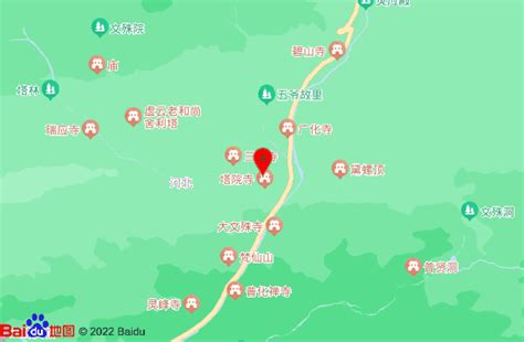 五台山风景名胜区道路交通规划图 - 五台山云数据旅游网