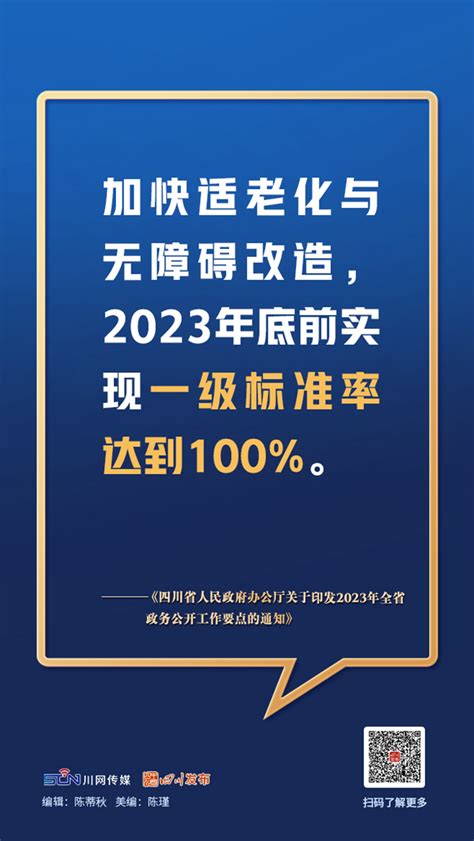 画图点今 | 9张海报速览！四川省2023年政务公开工作这样干- 四川省人民政府网站