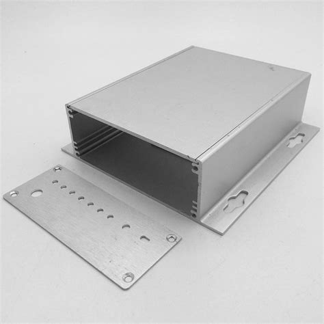 铝合金外壳 铝型材壳体diy机箱pcb铝盒 电源仪表壳定制128*52*130-阿里巴巴