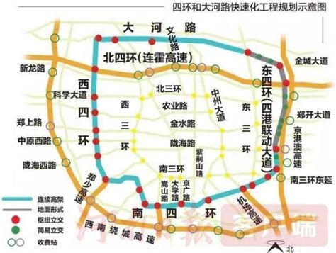 郑州四环线及大河路快速化工程全线完整闭合，4月30日试通车-大河网