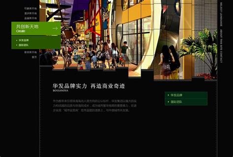 珠海商业地产项目网站设计