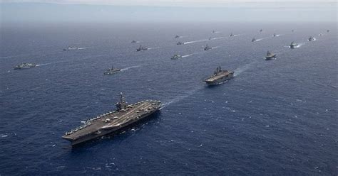 美环太平洋军演将有47艘军舰参加 - 海洋财富网