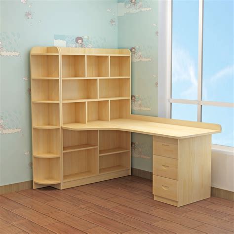 学习桌中学生初中生书柜一体儿童学习书桌椅子可升降小学生桌椅-阿里巴巴