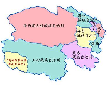 青海行政区域图_素材中国sccnn.com