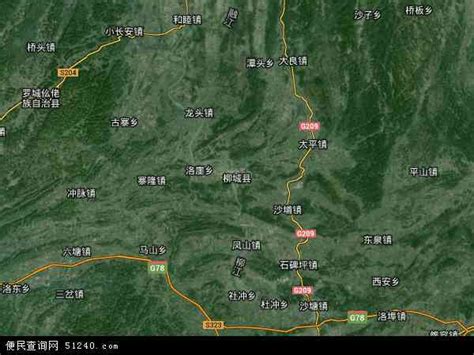柳城县地图 - 柳城县卫星地图 - 柳城县高清航拍地图 - 便民查询网地图