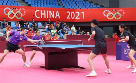 威海南海新区：中国乒乓球队备战奥运会热身赛南海开赛 - 海洋财富网