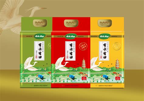 “有水有田”江苏东台大米品牌起名与包装设计-上海包装设计公司-尚略