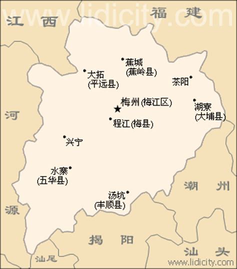 梅州市市区地图,梅州市,凯里市市区_大山谷图库
