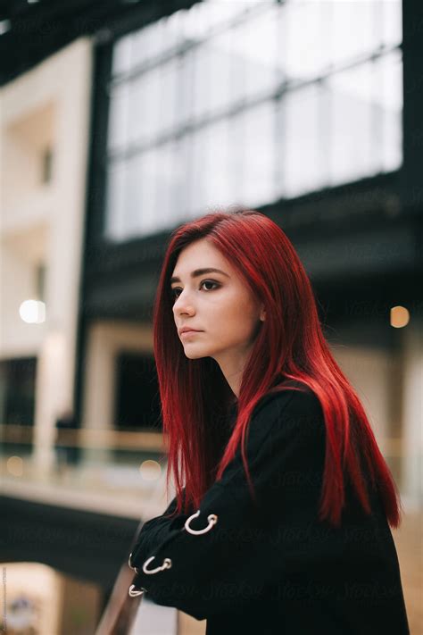"Teen Girl With Red Hair" by Stocksy Contributor "Alexey Kuzma" - Stocksy