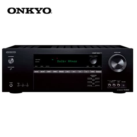 安桥（ONKYO）TX-SR444(B) 家庭影院音响 音箱7.1声道全景声影音功放 进口 杜比全景声 蓝牙 4K 进口 黑色