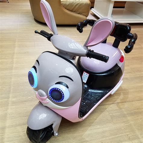尼尔乐战狼儿童电动摩托车 宝宝电动三轮玩具车 小孩可坐电动车-阿里巴巴
