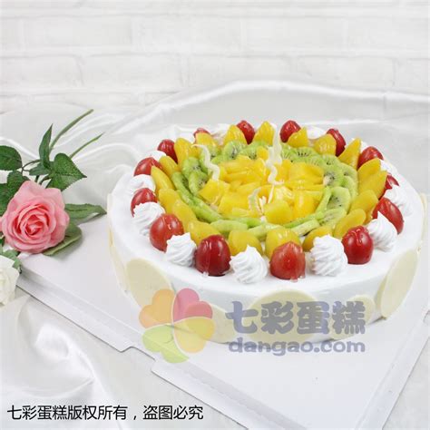 蛋糕-为你盛开_七彩蛋糕