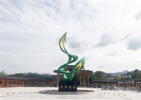 (安徽美丽乡村雕塑)霍山茶文化系列——华派雕塑设计、施工。
