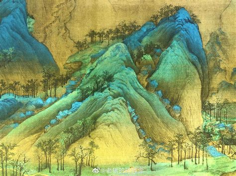 十大传世名画之《千里江山图》画作赏析 - 水彩迷