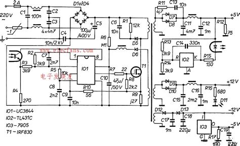 TL494（KA7500）经典明纬开关电源工作原理-智能工控