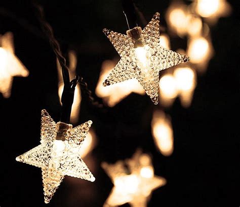 太阳能五角星灯串星星满天星户外防水造型灯圣诞节装饰彩灯热销产-阿里巴巴