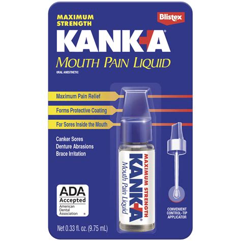 Kanka Maximum Strength Mouth Pain Liquid, 0.33 oz - Walmart.com
