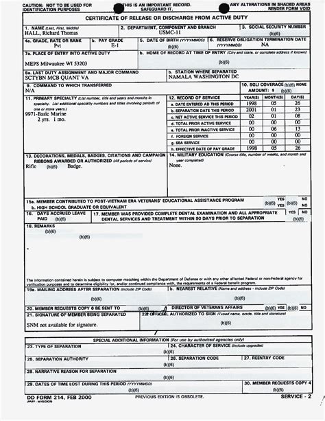 Copy Of Military Form Dd 214 - Form : Resume Examples #l6YNmb393z