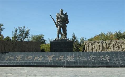 红军纪念碑西路军魂高清图片下载_红动中国